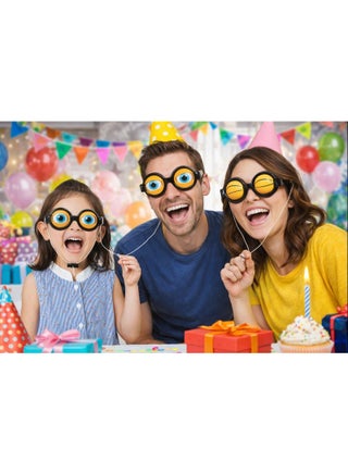 نظارات Whimsy Crazy Eyes للأطفال – نظارات عيون متحركة مضحكة، لعبة مبتكرة للمقالب والحفلات للأولاد والبنات، نظارات تفاعلية بخيط سحب - view 5